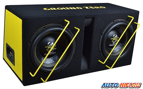 Сабвуфер в корпусе с фазоинвертoром Ground Zero GZIB 2.10SPL Сабвуфер в корпусе с фазоинвертoром Ground Zero GZIB 2.10SPL